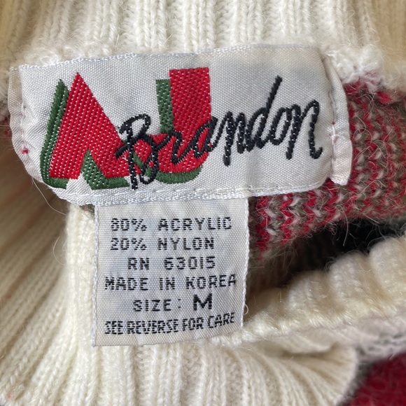 Vintage AJ Brandon sweater Medium - Picture 6 of 6
